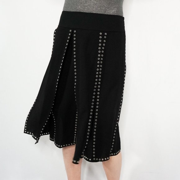 Michael Kors Collection Dresses & Skirts - MICHAEL KORS COLLECTION Metal Eyelet Layered Skirt